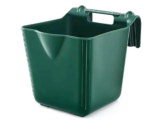 14L plastic horse feeding trough for farm animals
