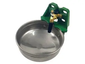 5L automatic livestock drinking bowl with stainless steel bowl