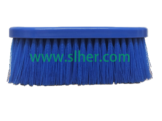 Blue Flick Brush for Livestock Grooming, Horse/Cattle Cleaning Brush