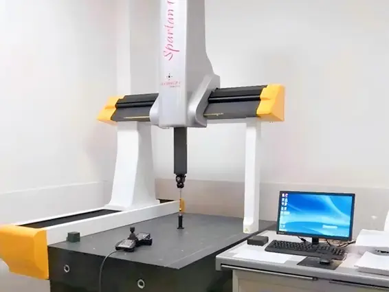 CMM testing room for precision quality control and inspection