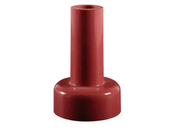 Silicone calf teat for sucking pellets/granular feed